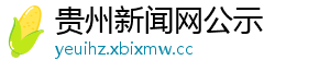 贵州新闻网公示